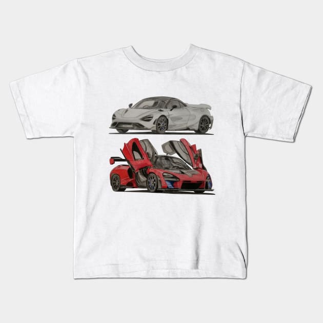 Automobiles Kids T-Shirt by An.D.L.